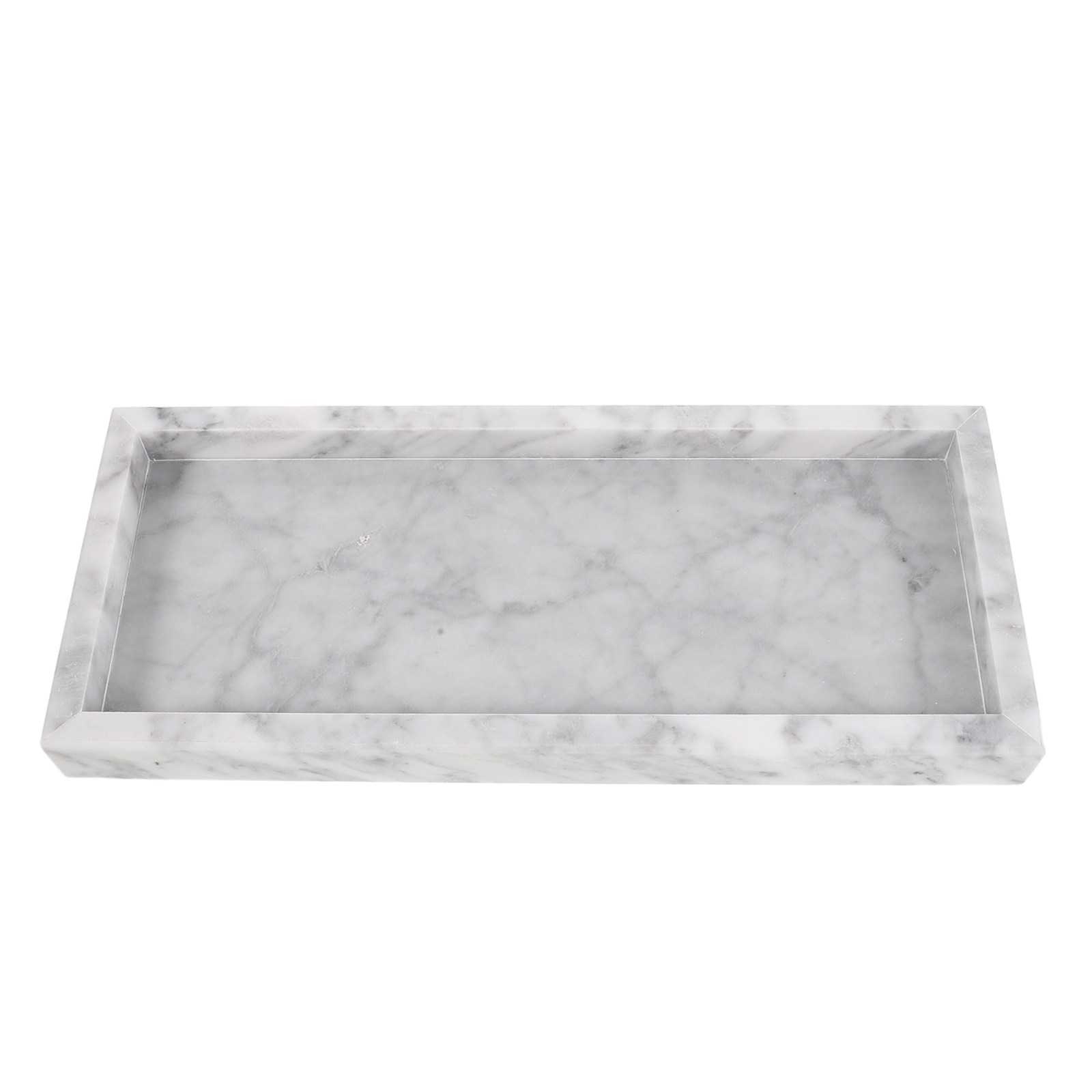 Prostokątny marmurowy tacy 12x – Home Bathroom Organizer recenzja i cena